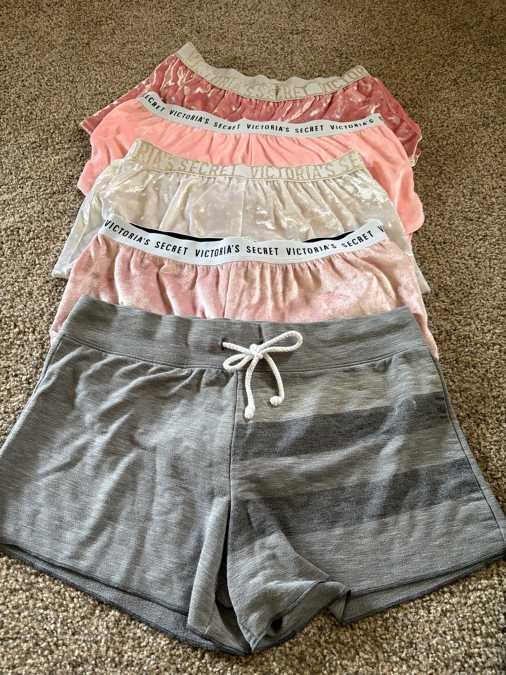 Victoria's Secret  Lounge Shorts. Great Condition! 4 VS, 1 Pink.